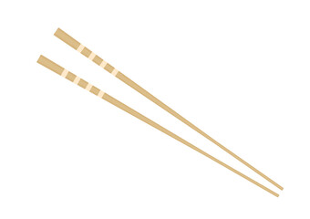 Chopsticks vector. chopsticks white background. wallpaper. free space for text. copy space.