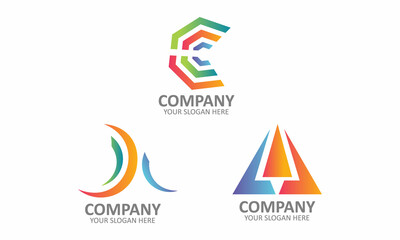 Creative-AAC-Letter-Logo-Design