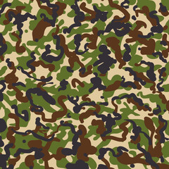 Vector illustration of a camouflage pattern