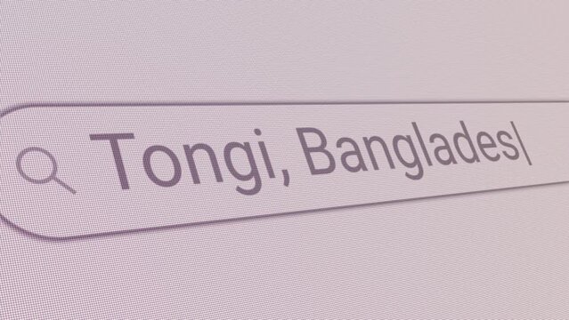 Search Bar Tongi Bangladesh 
Close Up Single Line Typing Text Box Layout Web Database Browser Engine Concept