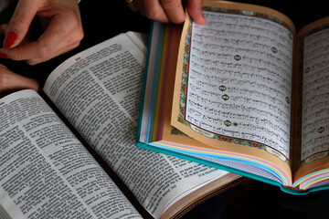 Religious symbols. Faith and religion.