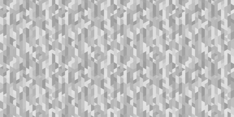 Seamless polygonal pattern. Abstract texture. Tiled background. Low poly web banner. Black and white illustration