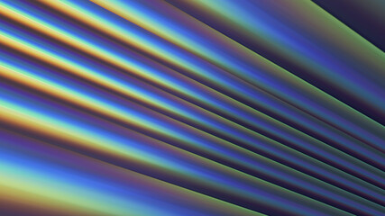 Abstract glowing patterned blue yellow background.