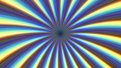 Abstract glowing patterned blue yellow background.
