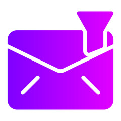 funnel gradient icon