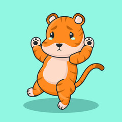 japanese fox lion tiger zodiac layout cartoon chinese character cute panther cheetah leopard jaguar