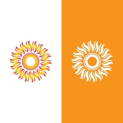 Sun Vector illustration Icon Logo