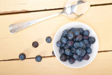 fresh blueberry bowl