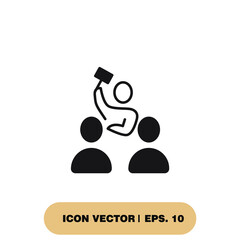 Auction icons  symbol vector elements for infographic web