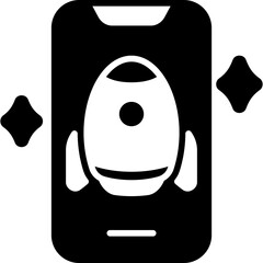 mobile glyph icon