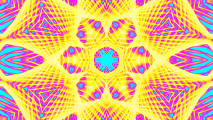 Abstract multicolored textural symmetrical background kaleidoscope.