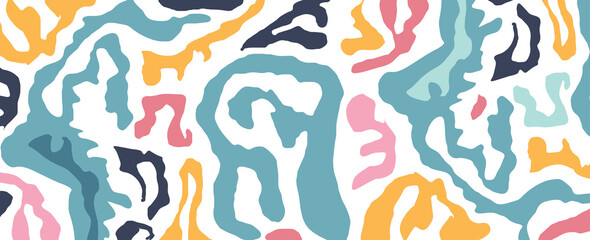 Minimalist trendy abstract pattern.