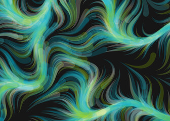 Fototapeta premium Abstract Perlin Noise Geometric Pattern generative computational art illustration