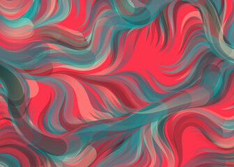 Abstract Perlin Noise Geometric Pattern generative computational art illustration