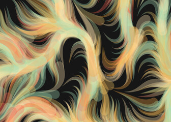 Abstract Perlin Noise Geometric Pattern generative computational art illustration