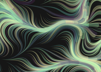 Fototapeta premium Abstract Perlin Noise Geometric Pattern generative computational art illustration