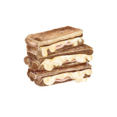 Bacon Ham Cheese Sandwich