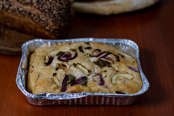 italian homemade focaccia