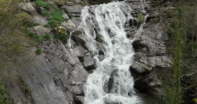 Gorgeous waterfall in Valle del Jerte, Spain