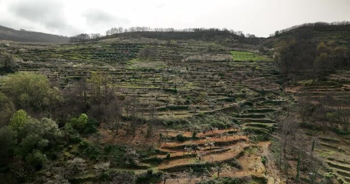 Stunning views of Valle del Jerte, Spain