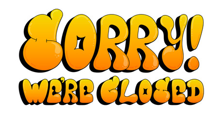 Bright graffiti text 