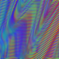 Abstract moire pattern background. - 496889523