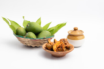 Mango Pickle Also Known As Aam Ka Achar, Aam Chunda, Maagaya, Avakaya, Urakaya, Kadumanga Achar Is...