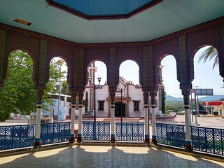 Kiosko en Sahuaripa, Sonora