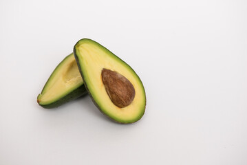 Avocado isolated on white background