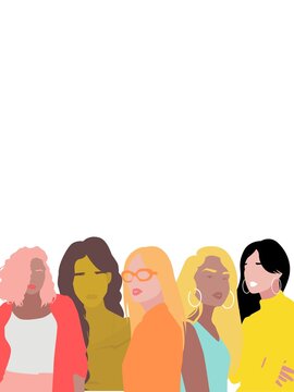 group of asthetic ladies
