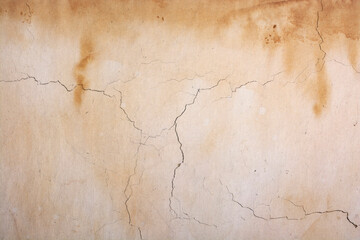 Cracks on the old wall.
