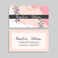 Fototapeta premium Vector abstract creative business cards (set template)