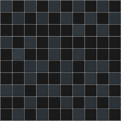 Black tiles texture. Abstract black vector background