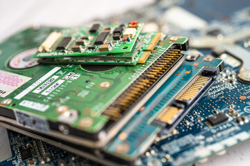 micro circuit main board computer electronic technology, hardware, mobile phone, upgrade, cleaning concept.