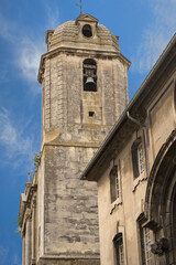 Bell Tower of Saint Julien Church, Arles, France, Bouches du Rhône, Provence, France