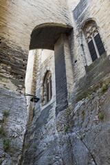 Shadowed Narrow street, Avignon, Vaucluse, France