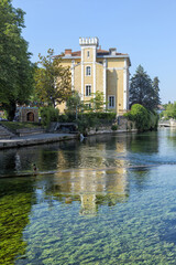 Waterway, L’Isle sur la Sorgue, Vaucluse, Provence region, France