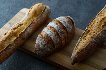 さまざまな種類のパン