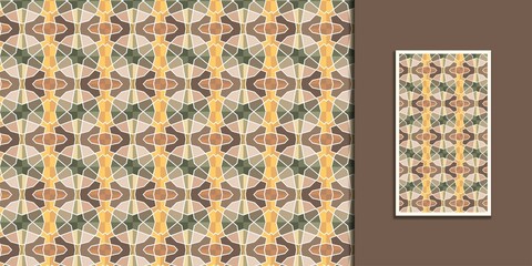 seamless geometry Islamic pattern. contemporary color