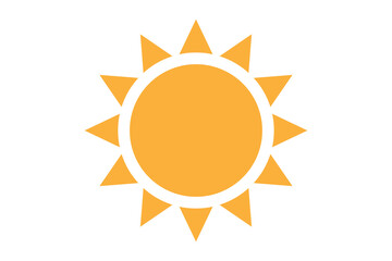 Sun icon symbol simple design