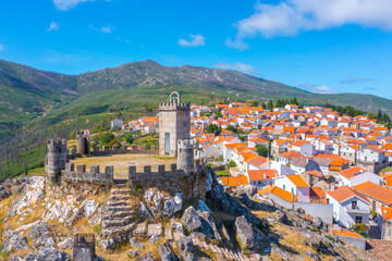 Old castle in Folgosinho, Portugal