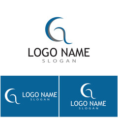 C Letter Logo Template vector icon design