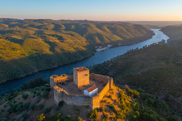 Castle in Portuguese town Belver