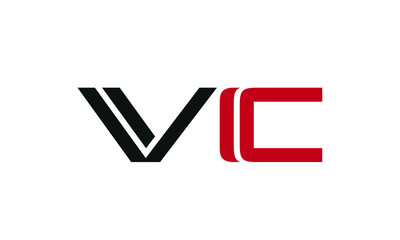 VC logo design vector initials