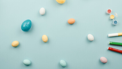 Easter eggs background