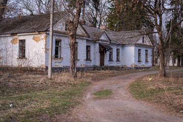 The elements of architecture in small ukrainian village near the Chernivtsi