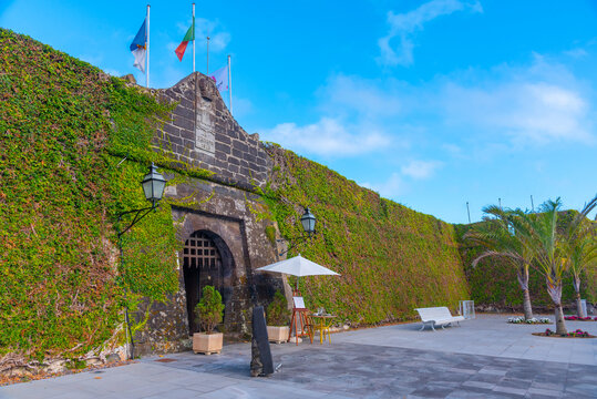 Fort of Santa Cruz da Horta on Faial island of the Azores, Portugal