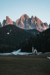 Alpenpanorama in Südtirol, Dolomiten, Italien