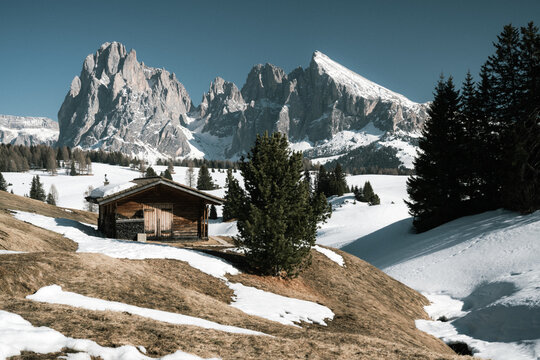 Alpenpanorama in S&uuml;dtirol, Dolomiten, Italien