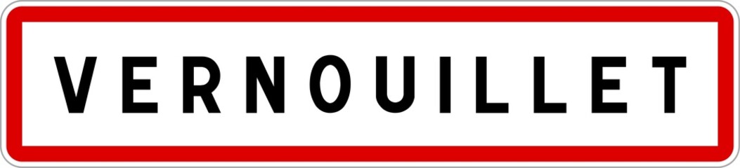 Panneau entrée ville agglomération Vernouillet / Town entrance sign Vernouillet